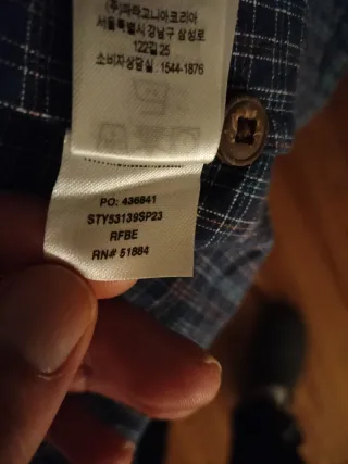 Camisa Patagonia Cuadros Gris y Verde