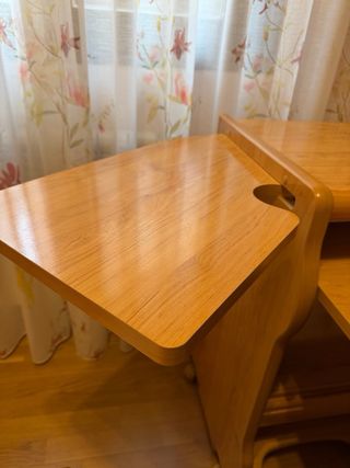 Mesa de ordenador de madera 70x80