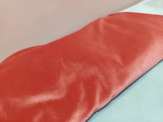 Retal Terciopelo Elástico Rosa