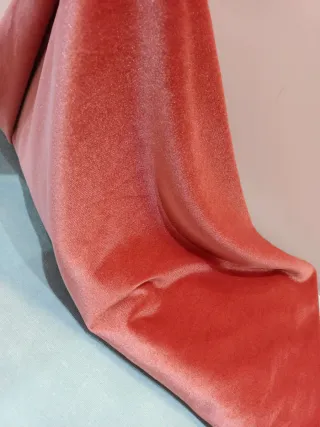 Retal Terciopelo Elástico Rosa