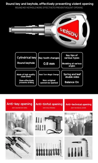 Candado Disco Moto Veison DX3-1