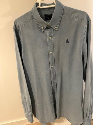 Camisa Scalpers Talla 40 Azul