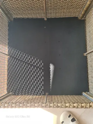 Mesa exterior Ikea como nueva