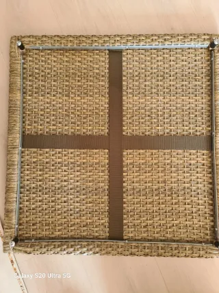 Mesa exterior Ikea como nueva