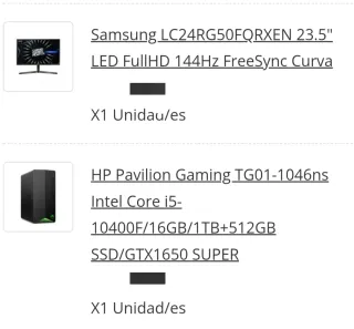 PC Gaming HP Pavilion GTX 1650 SUPER MonitorSamsun