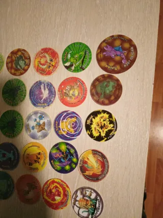 Tazos Pokémon colección