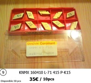 Insertos SANDVIK - KNMX 160410 L-71 415 P-K15