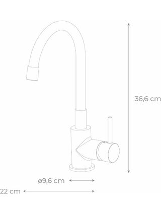 Grifo de Cocina K2O Flex