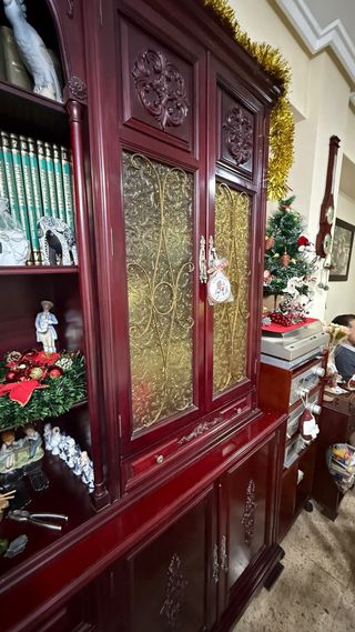 Mueble de salón clásico caoba/cerezo