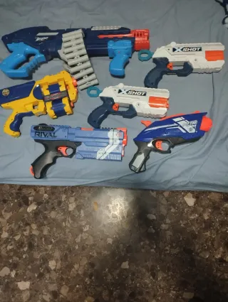 Lote Pistolas Juguete Varias Marcas