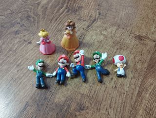 Colección Figuras Mario Bros Princesas y Toad