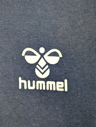 Sudadera Hummel azul con cremallera