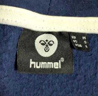 Sudadera Hummel azul con cremallera
