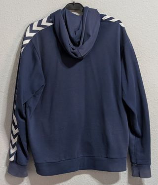 Sudadera Hummel azul con cremallera