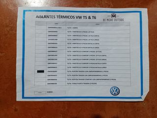 Oscurecedores Furgoneta Caravelle T5, T6 y T6.1