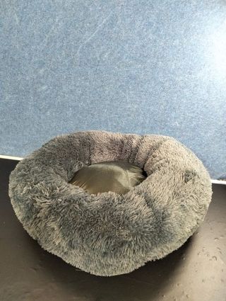 Cama redonda de felpa 70 cm para perro/gato