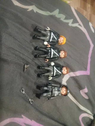 Lote 4 Policías Playmobil Todos 5€