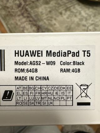 Tablet Huawei MediaPad T5 Negra + Funda