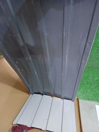 vidaXL Arriate de jardín de acero 100x40x77