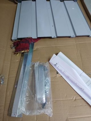 vidaXL Arriate de jardín de acero 100x40x77