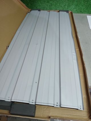 vidaXL Arriate de jardín de acero 100x40x77