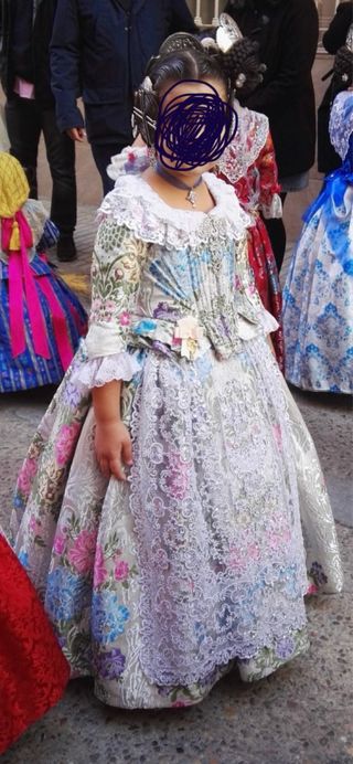 Traje de Fallera Multicolor