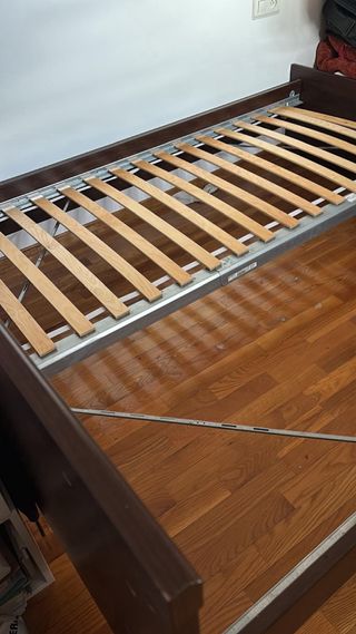 Colchón y somier de tela