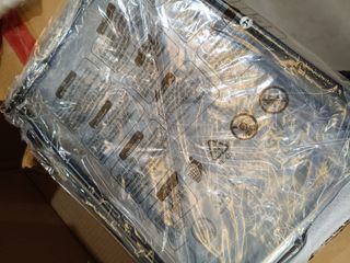 SONGMICS Organizador de cocina, Estantería de 2 Niveles Extraíbles para Armario, Organizador Apilable bajo el Fregadero con Cajones, para Cocina, Baño, Negro Tinta KCS017B01V1