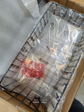 SONGMICS Organizador de cocina, Estantería de 2 Niveles Extraíbles para Armario, Organizador Apilable bajo el Fregadero con Cajones, para Cocina, Baño, Negro Tinta KCS017B01V1