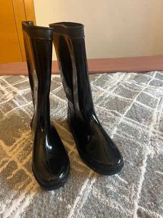 Botas de agua negras