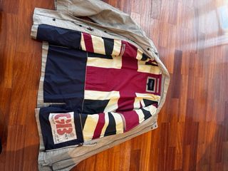 Sahariana Hackett Algodón Engomado Beige