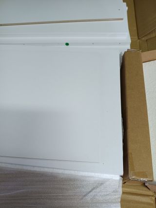 VASAGLE Mesita de Noche, Mesa Auxiliar con Cajón, Asa, Compartimento Abierto, para Dormitorio, Salón, Blanco Nube LET619T14