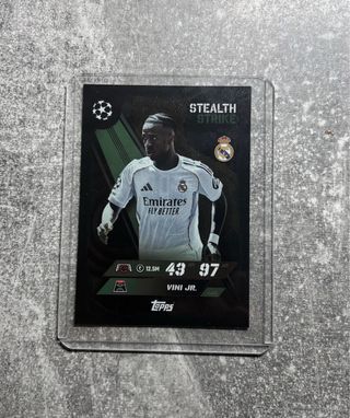 Tarjeta Topps Stealth Strike Vini Jr.
