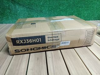 SONGMICS Estante para Zapatos de 10 niveles con Tapa Antipolvo, Armario para Guardar Zapatos, Organizador para Zapatos con Capacidad para 40 Pares de Zapatos, 88 x 28 x 160 cm, Negro RXJ36H