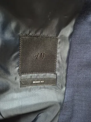 Americana niño azul.