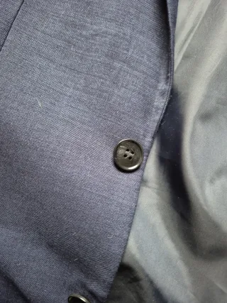 Americana niño azul.