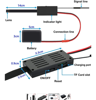 Mini cámara espia  video Wifi con batería  1080P