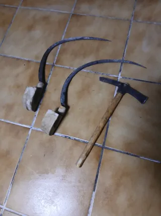 Dos hoces y picota antigua