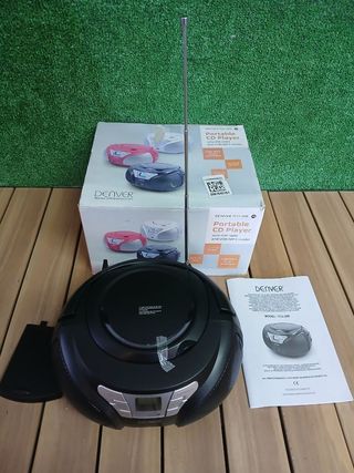 Denver TCU-206 CD/USB/FM/AUX Negro