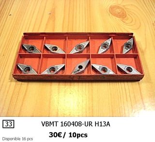 Insertos VBMT 160408-UR H13A