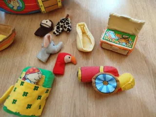 Barco de tela para niños