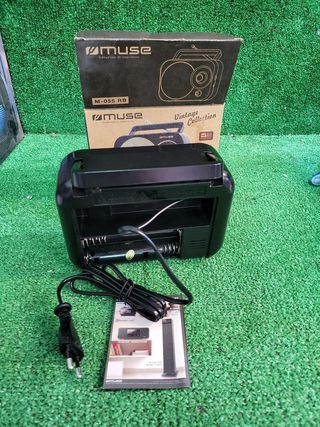Radio Muse M-055 RB Vintage Negra