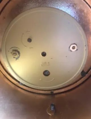 Reloj de sobremesa de bronce