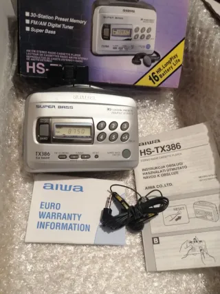 Walkman Aiwa HS-TX386 Radio Cassette