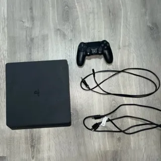 Ps4 Slim 1TB Negra + Mando y Cables