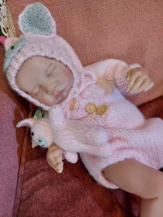 Muñeca Reborn Bebé Rosa