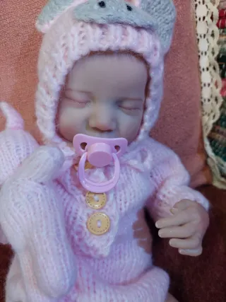 Muñeca Reborn Bebé Rosa