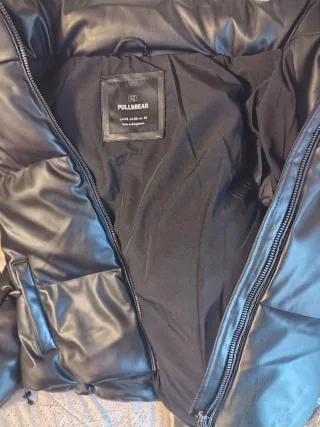Cazadora acolchada cuero muy calentita