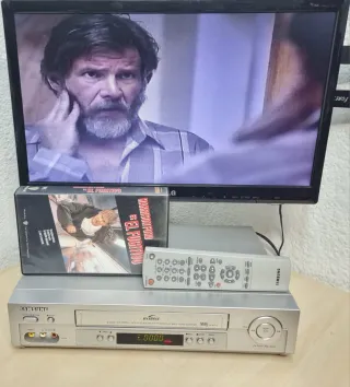 Reproductor VHS Samsung, con mando