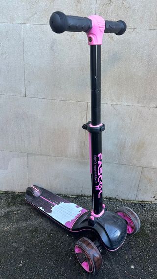 Patinete infantil 3 ruedas con luces